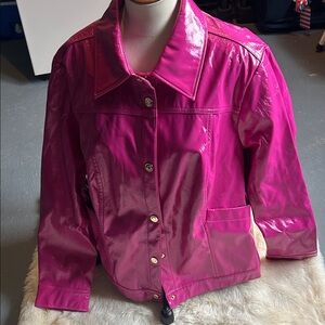 C. Wonder Vibrant Pink Glossy Jacket